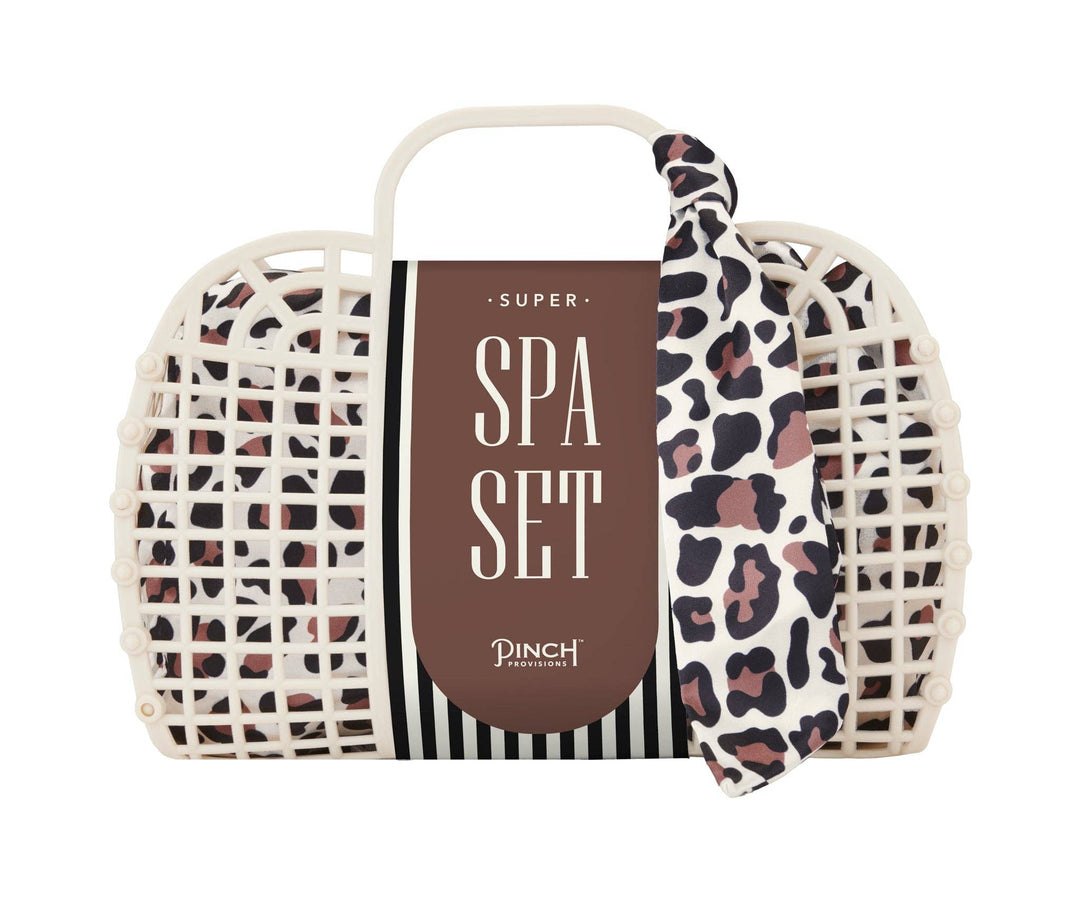 Super Spa Set | Leopard, Self - Care, Holiday Gifts for Her - Something Splendid Co.