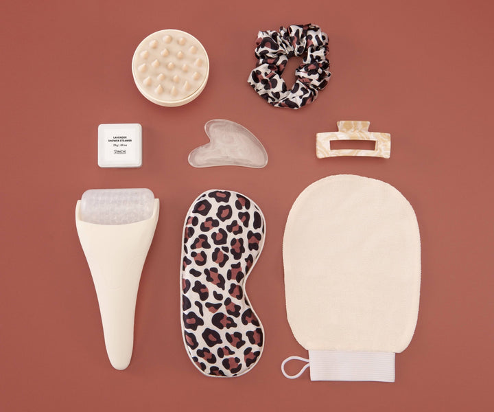 Super Spa Set | Leopard, Self - Care, Holiday Gifts for Her - Something Splendid Co.