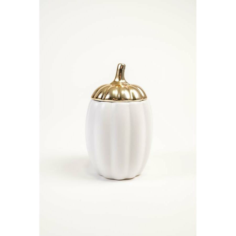 Tall Pumpkin Ceramic Candle - Something Splendid Co.