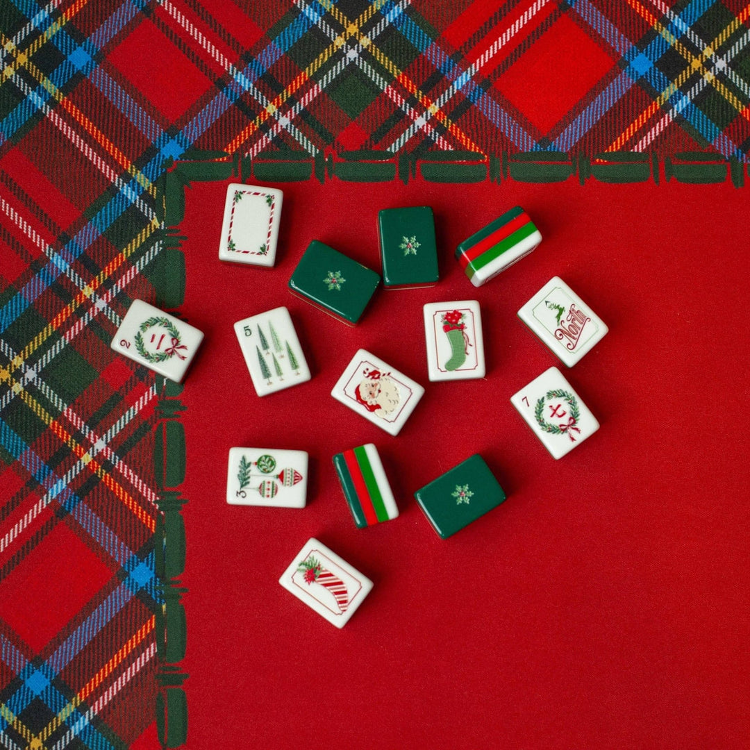 Tartan Tidings Mahjong Mat - Something Splendid Co.