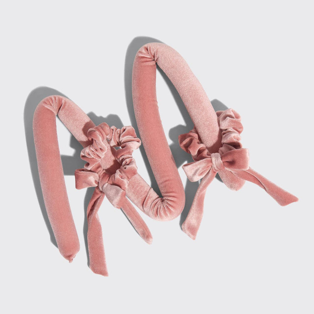 Terracotta Velvet Heatless Curling Set - Something Splendid Co.