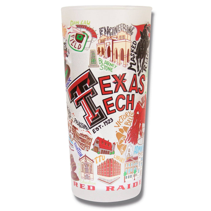 Texas Tech University Collegiate Drinking Glass - Something Splendid Co.