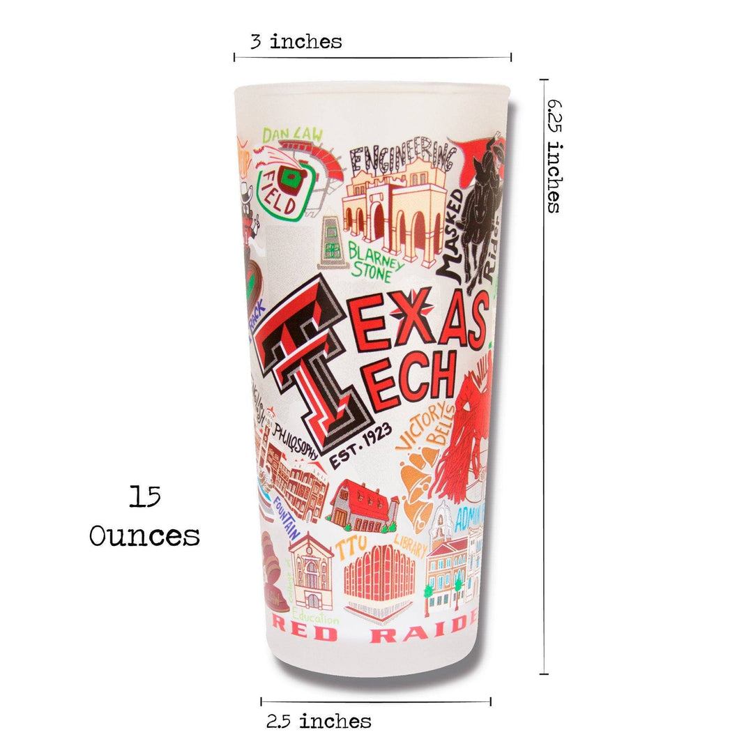 Texas Tech University Collegiate Drinking Glass - Something Splendid Co.