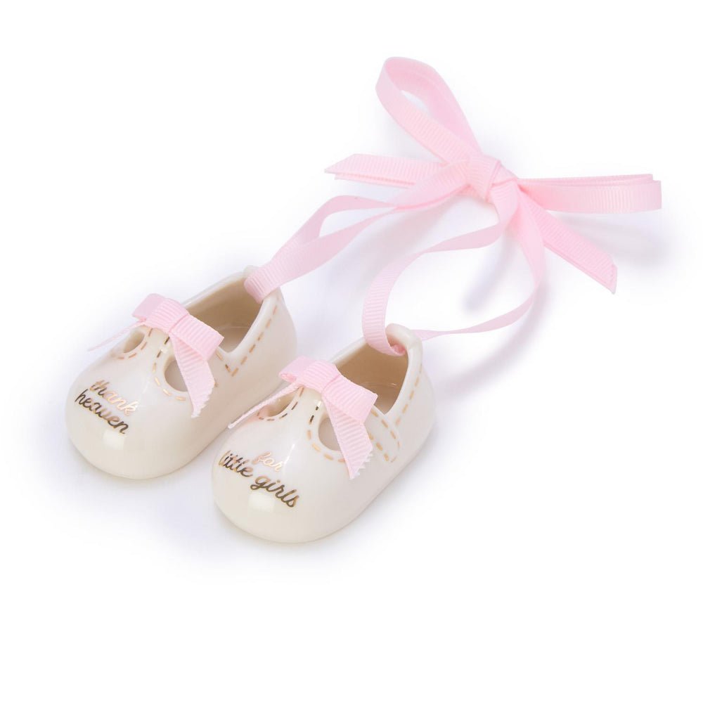 Thank Heaven Pair of Baby Shoes Keepsake Ornament - 2 Styles - Something Splendid Co.