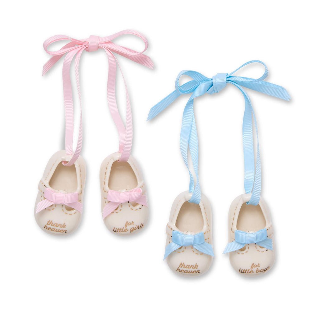 Thank Heaven Pair of Baby Shoes Keepsake Ornament - 2 Styles - Something Splendid Co.