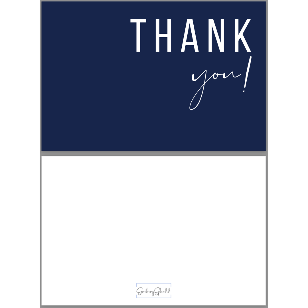 Thank You! Card - Something Splendid Co.