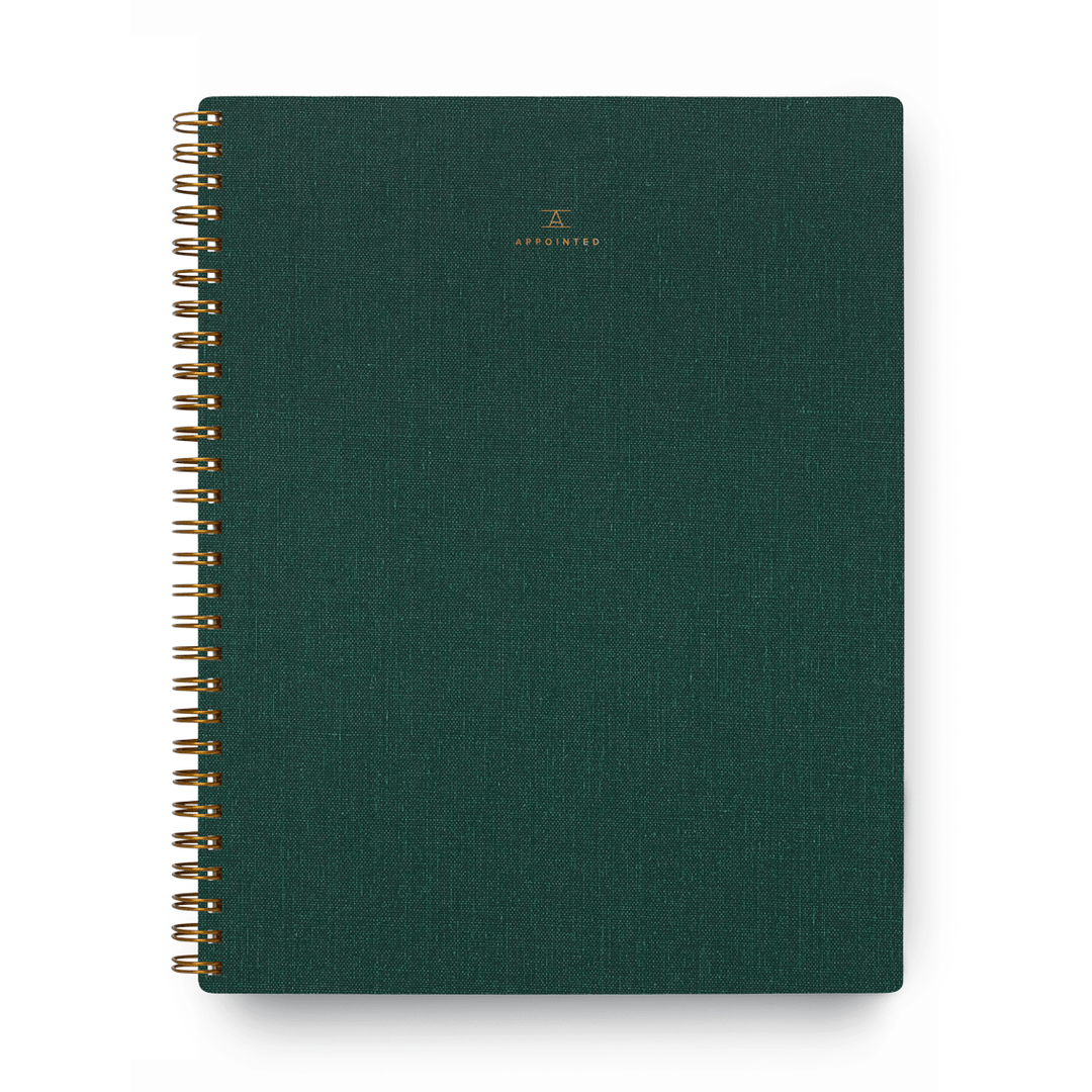 The Notebook - Hunter Green - Something Splendid Co.