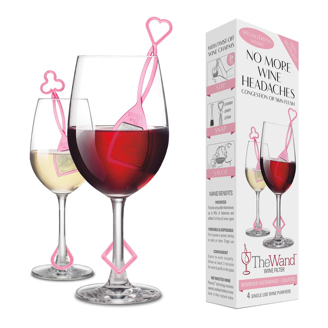 The Wand™ Wine Purifier Pink - Something Splendid Co.