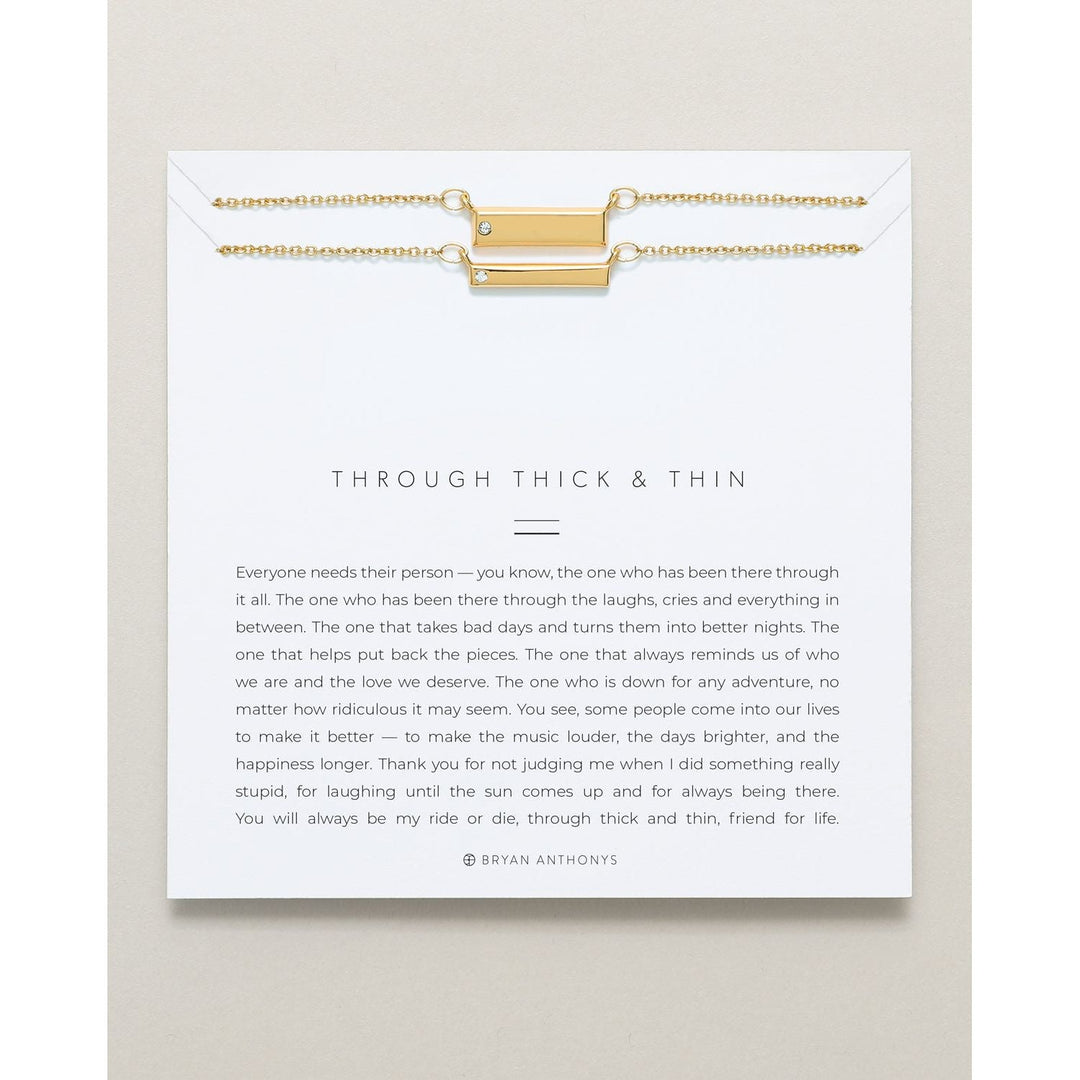 Through Thick & Thin Necklace Set - 14k Gold - Something Splendid Co.