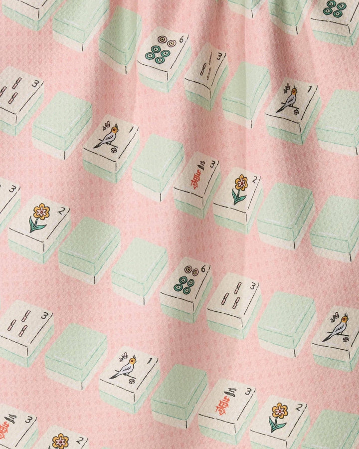 Tile Parade Tea Towel - Mahjong - Something Splendid Co.
