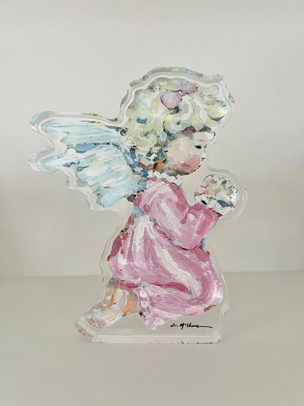 "Tiny Wings I" acrylic block - Something Splendid Co.
