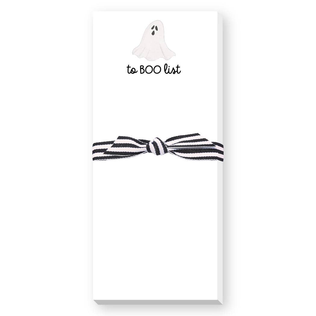 TO BOO LIST SKINNIE NOTEPAD - Something Splendid Co.