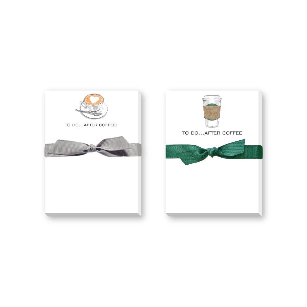 TO DO AFTER COFFEE MINI NOTEPAD - Something Splendid Co.