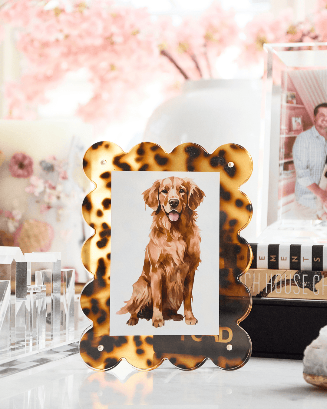 Tortoise Acrylic Picture Frame - Something Splendid Co.