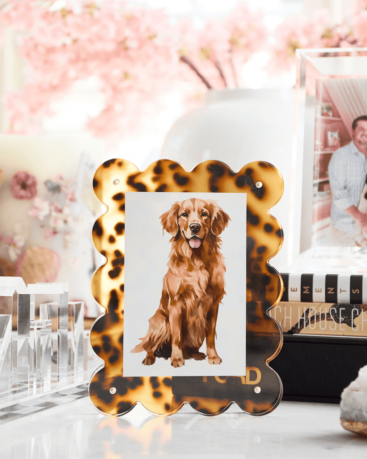 Tortoise Acrylic Picture Frame - Something Splendid Co.