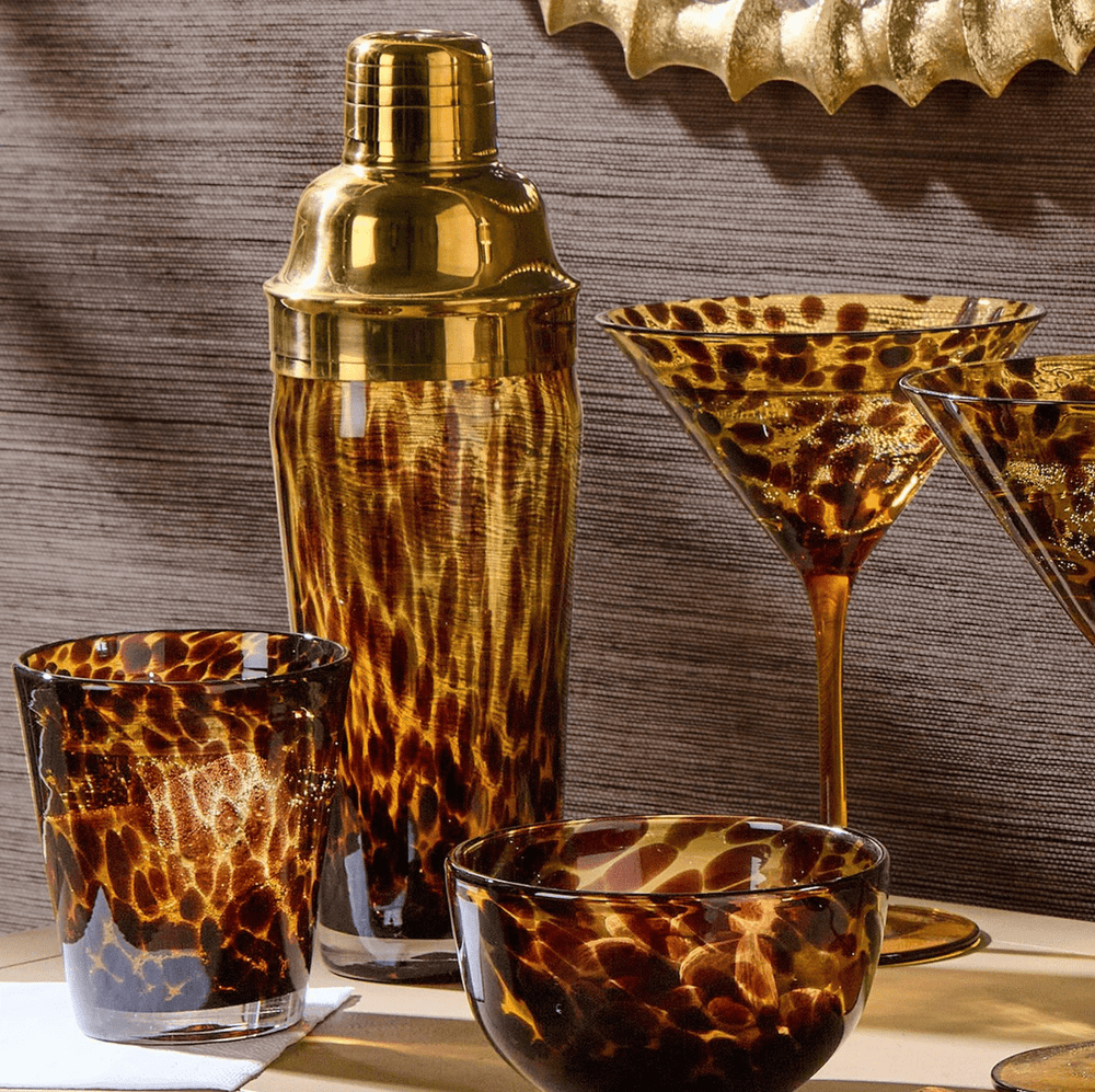 Tortoise Print Cocktail Shaker - Something Splendid Co.
