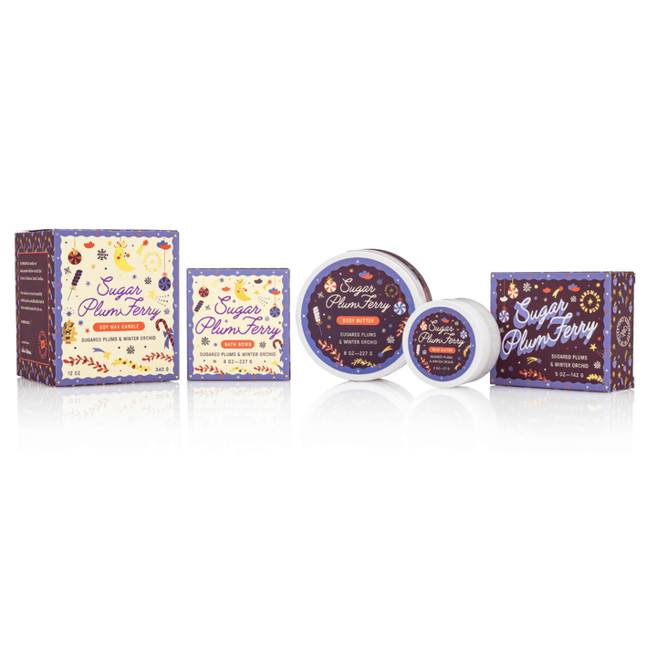 Travel Size Sugar Plum Ferry™ Body Butter (2oz) | Holiday - Something Splendid Co.