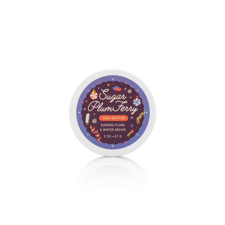 Travel Size Sugar Plum Ferry™ Body Butter (2oz) | Holiday - Something Splendid Co.