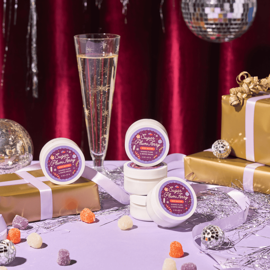 Travel Size Sugar Plum Ferry™ Body Butter (2oz) | Holiday - Something Splendid Co.