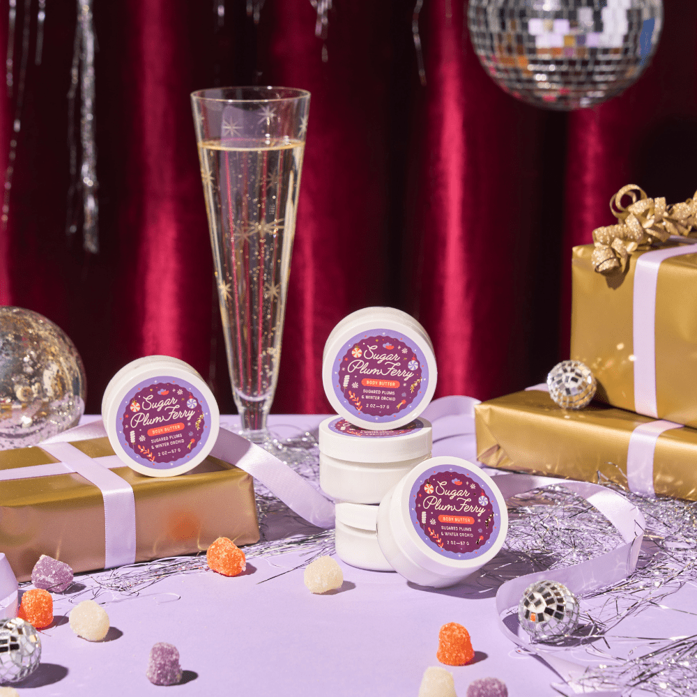 Travel Size Sugar Plum Ferry™ Body Butter (2oz) | Holiday - Something Splendid Co.