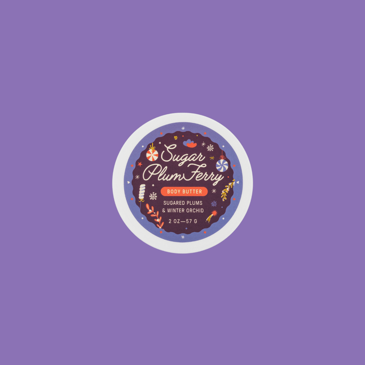 Travel Size Sugar Plum Ferry™ Body Butter (2oz) | Holiday - Something Splendid Co.