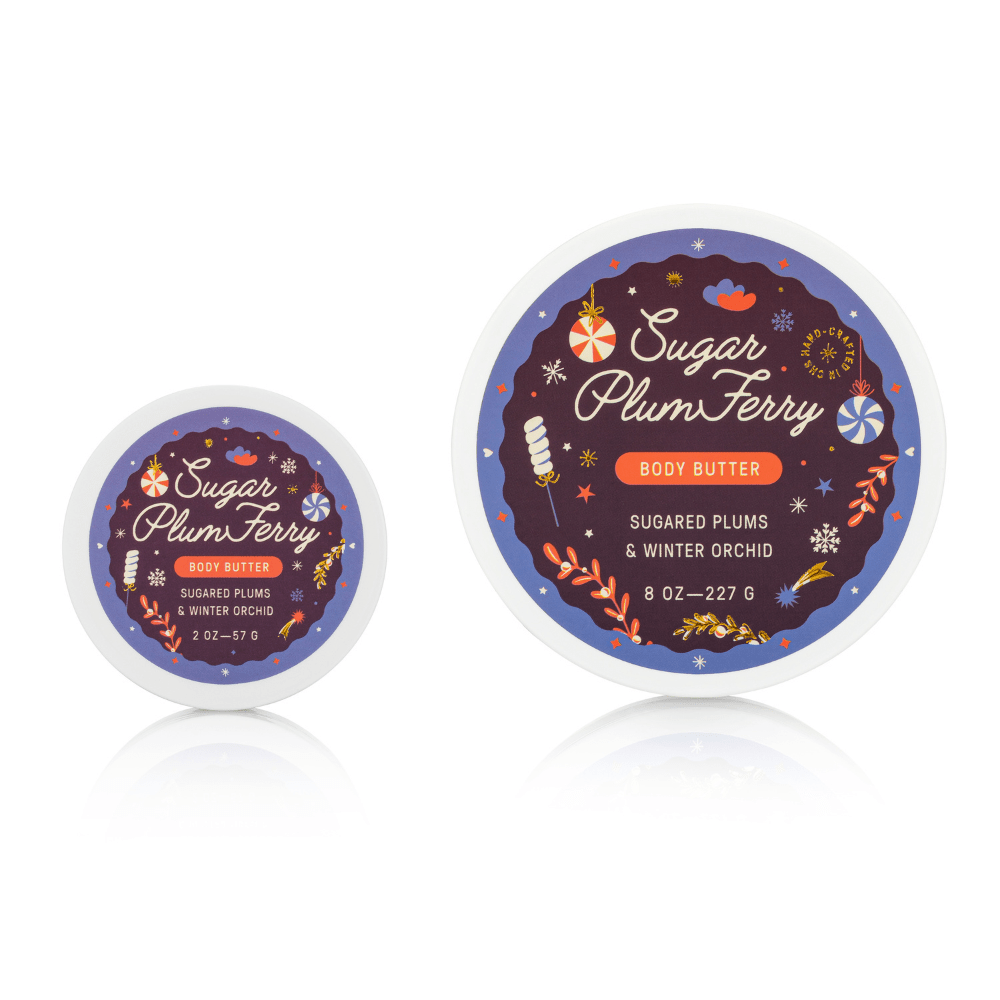 Travel Size Sugar Plum Ferry™ Body Butter (2oz) | Holiday - Something Splendid Co.