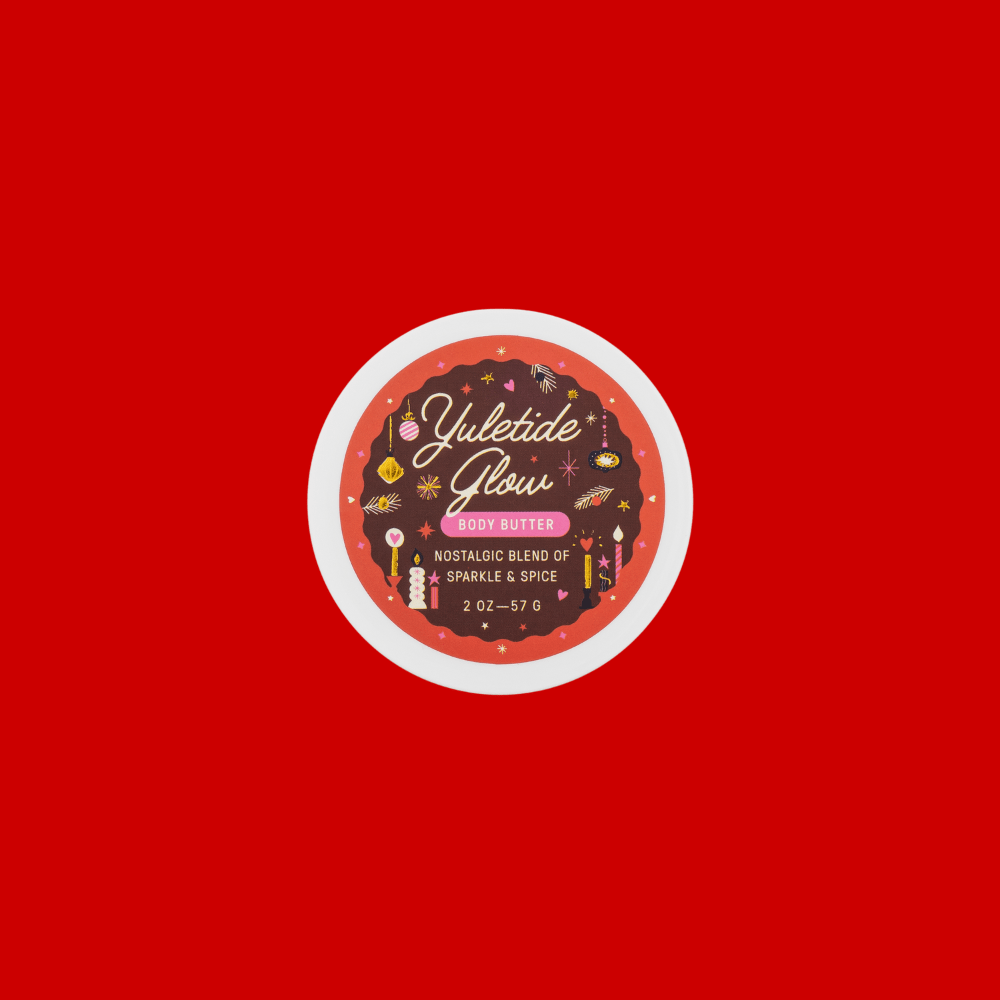 Travel Size Yuletide Glow™ Body Butter (2oz) | Holiday - Something Splendid Co.