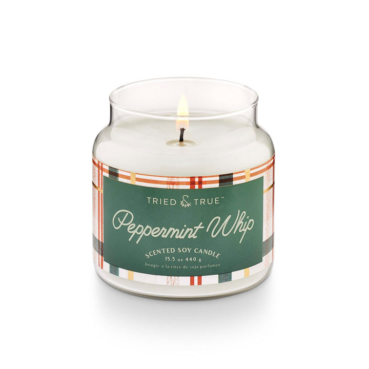 Tried & True Peppermint Whip Large Jar Candle - Something Splendid Co.