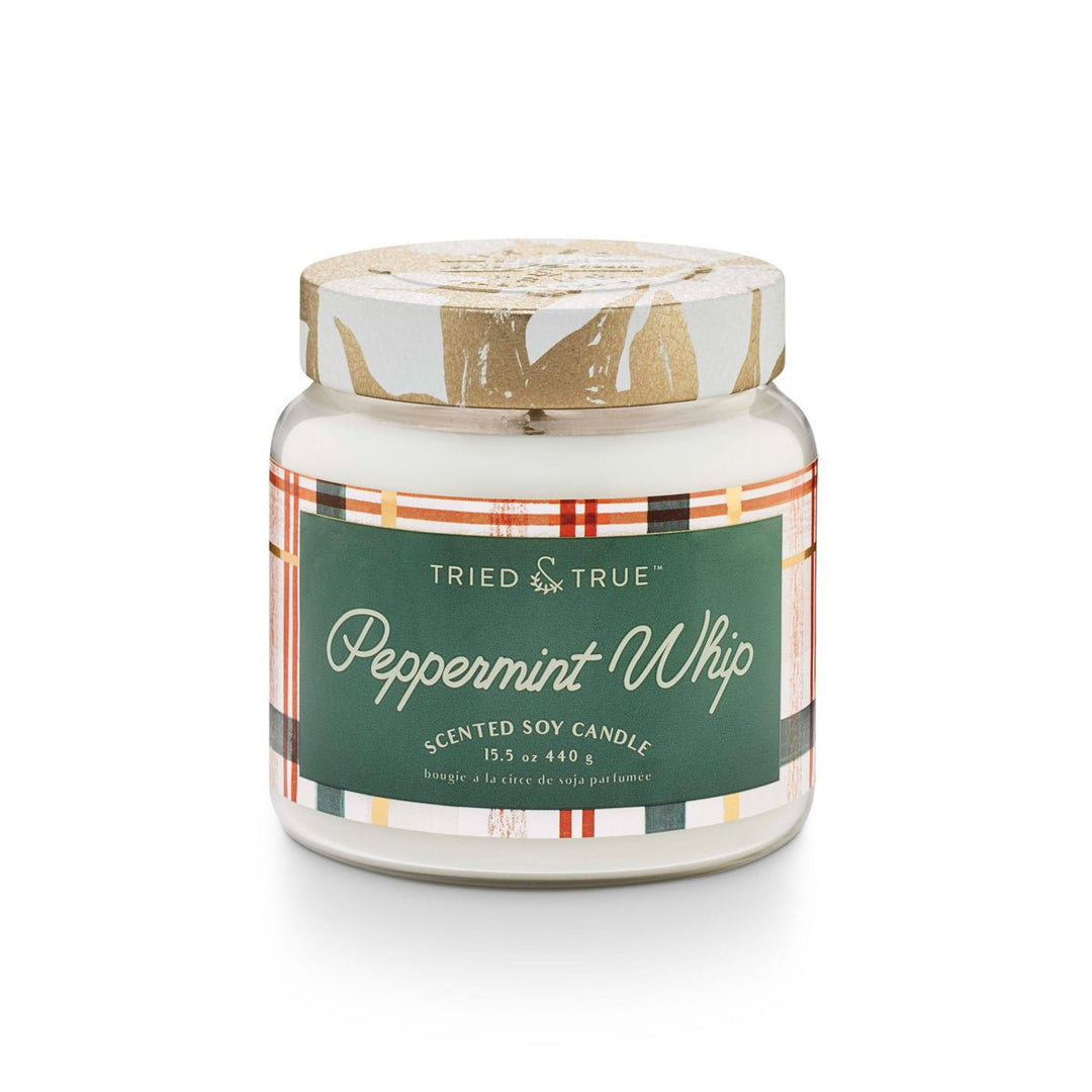 Tried & True Peppermint Whip Large Jar Candle - Something Splendid Co.