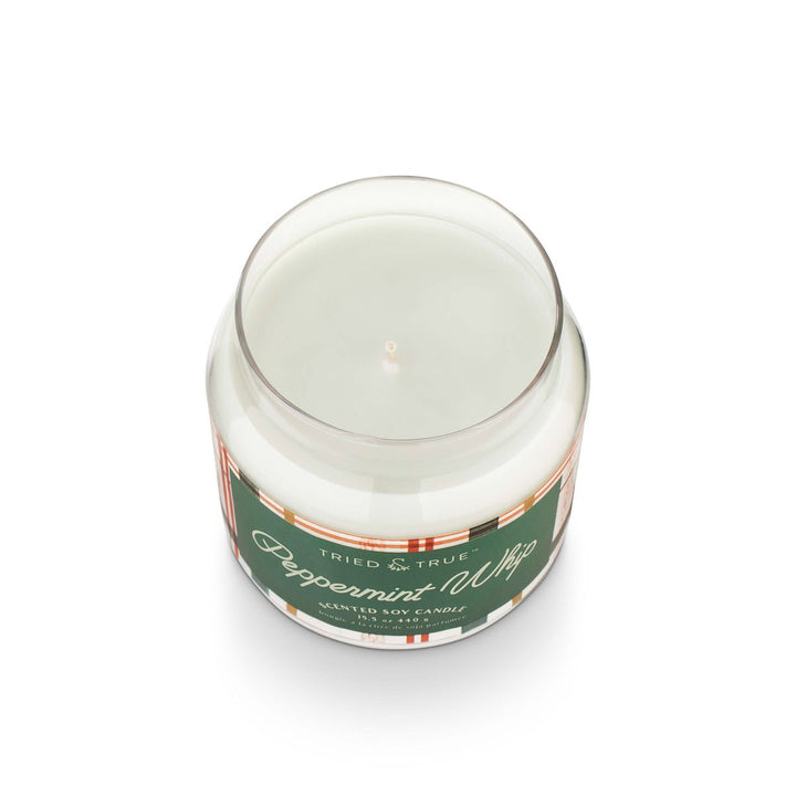 Tried & True Peppermint Whip Large Jar Candle - Something Splendid Co.