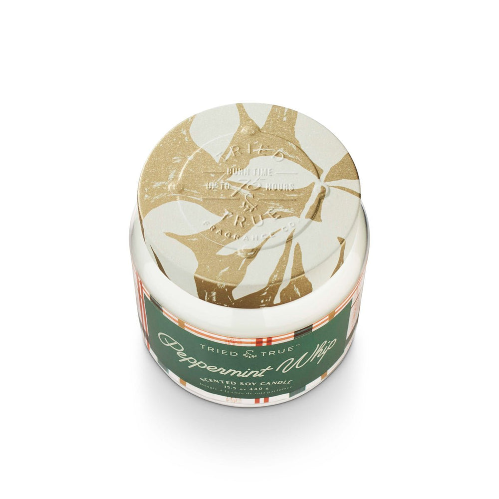 Tried & True Peppermint Whip Large Jar Candle - Something Splendid Co.
