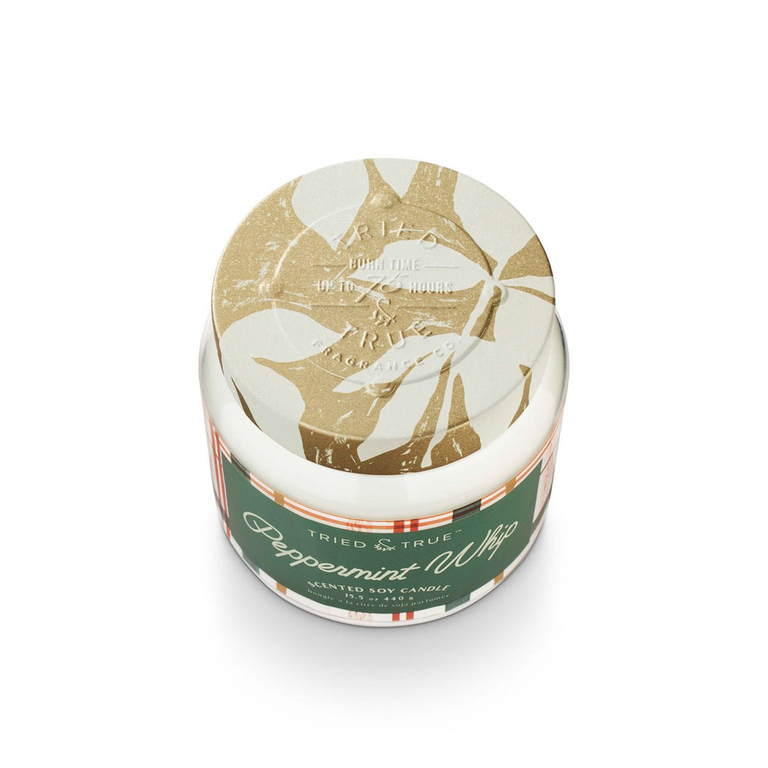 Tried & True Peppermint Whip Large Jar Candle - Something Splendid Co.