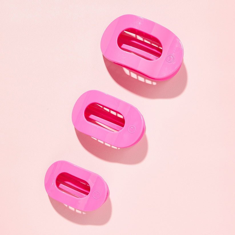 Tropical Punch Medium Flat Round Hair Clip - Something Splendid Co.