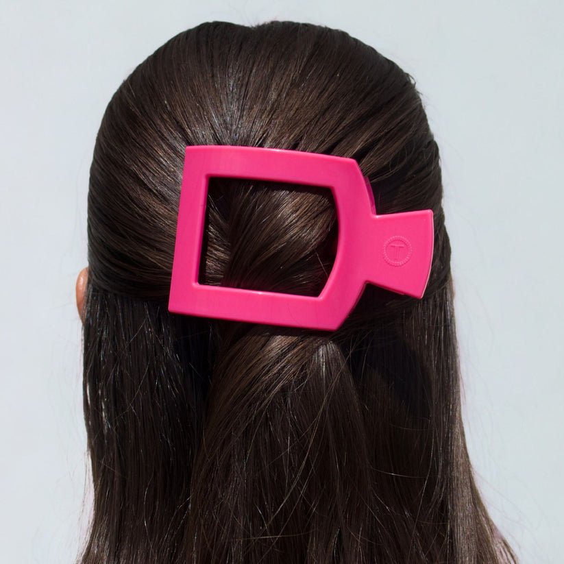 Tropical Punch Medium Flat Square Hair Clip - Something Splendid Co.