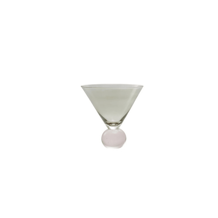 Two - Tone Martini Glass with Ball Stem - Something Splendid Co.