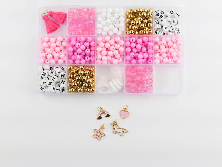 Unicorn Dreams DIY Stretchy Bracelet Craft Kit - Something Splendid Co.