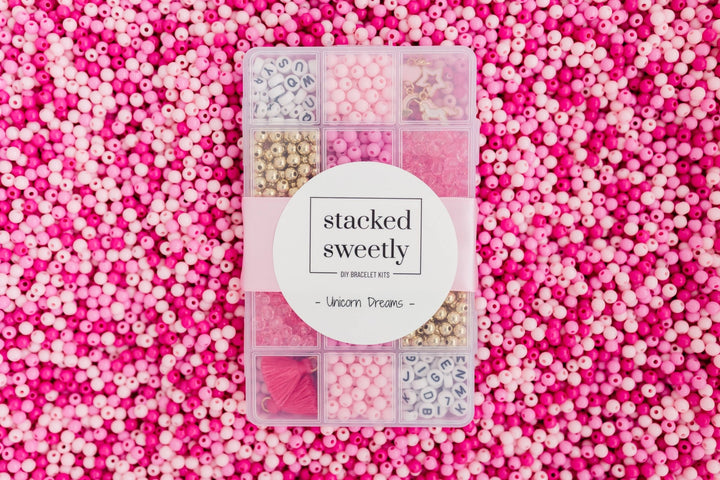 Unicorn Dreams DIY Stretchy Bracelet Craft Kit - Something Splendid Co.