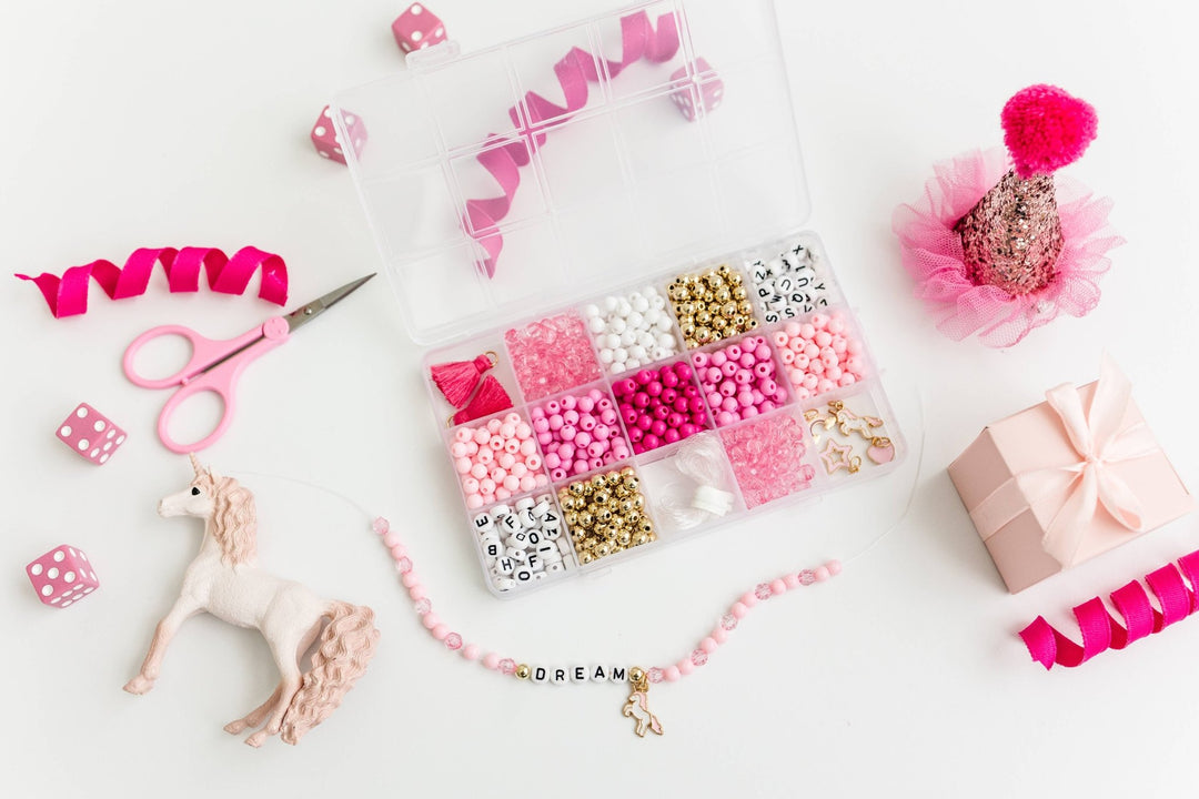 Unicorn Dreams DIY Stretchy Bracelet Craft Kit - Something Splendid Co.