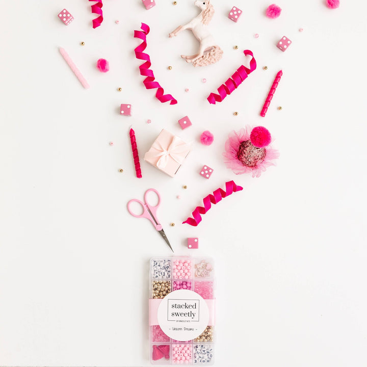 Unicorn Dreams DIY Stretchy Bracelet Craft Kit - Something Splendid Co.