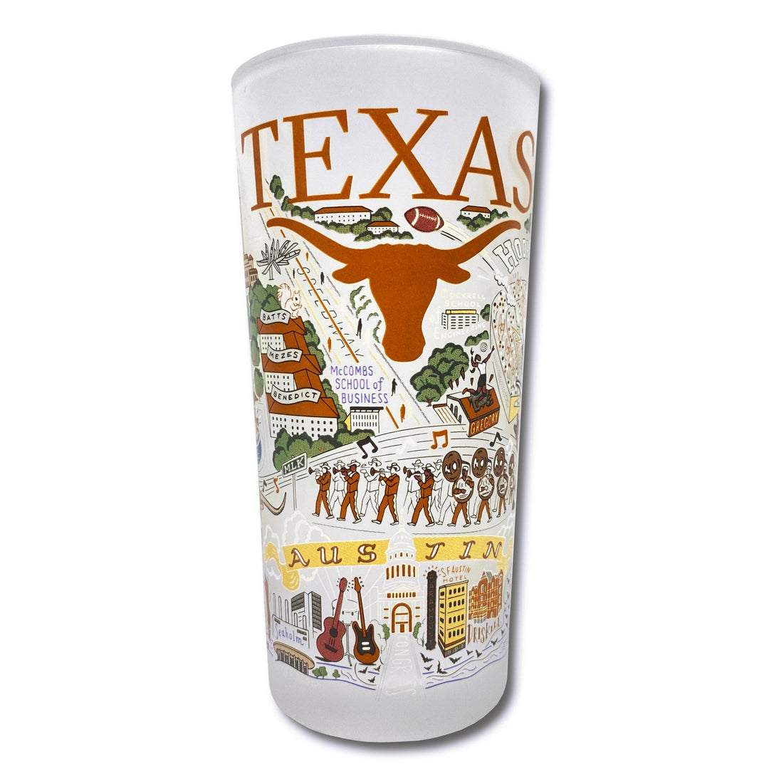 University of Texas Collegiate Drinking Glass - Something Splendid Co.