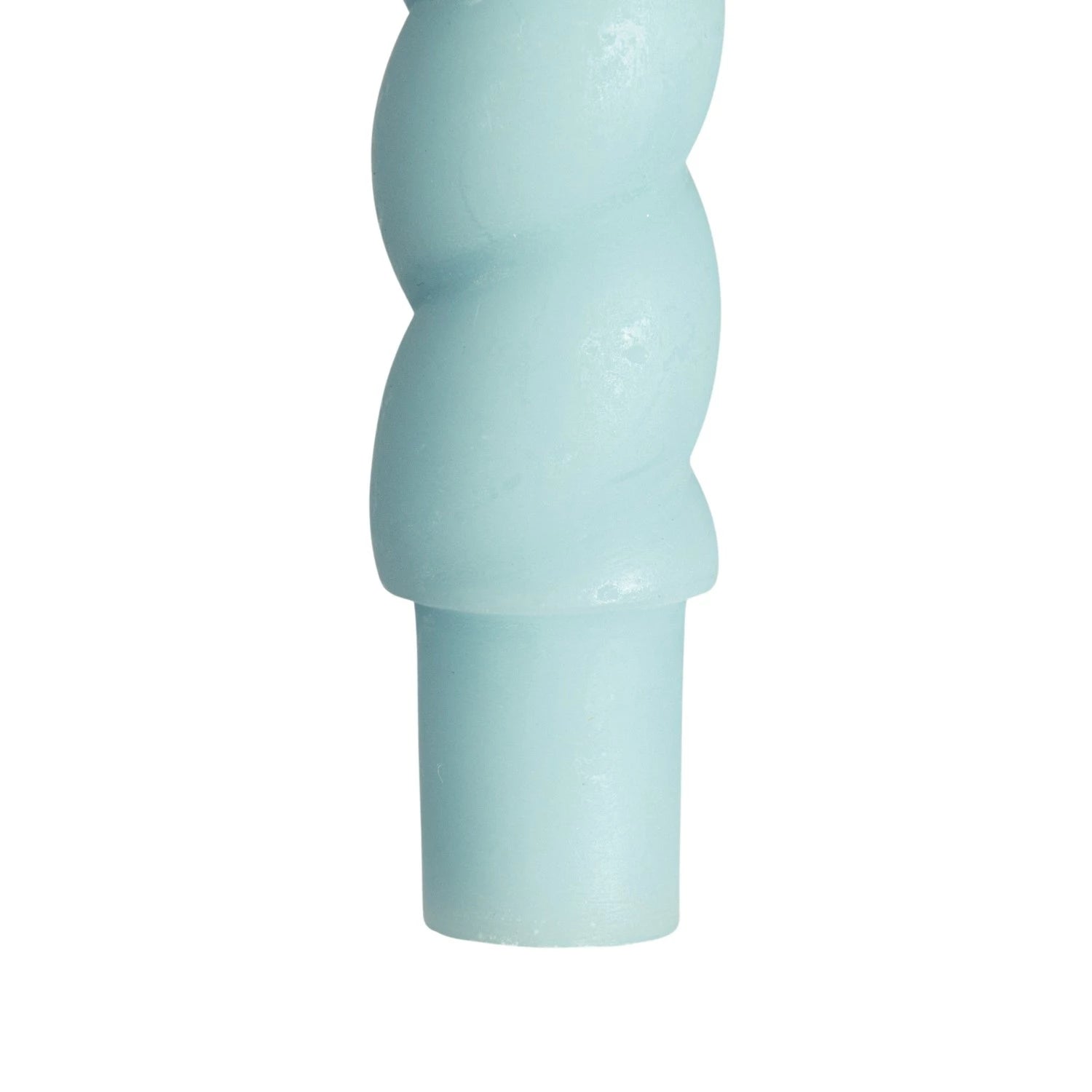 Unscented Twisted Taper Candles, Blue - Set of 2 - Thumbnail 5