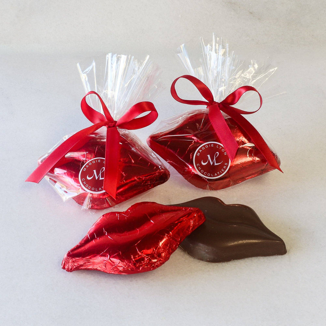 Valentine's 1.5oz Solid Milk Chocolate Lips - Something Splendid Co.