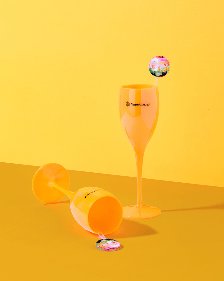 Veuve Champagne Flute | Orange - Something Splendid Co.