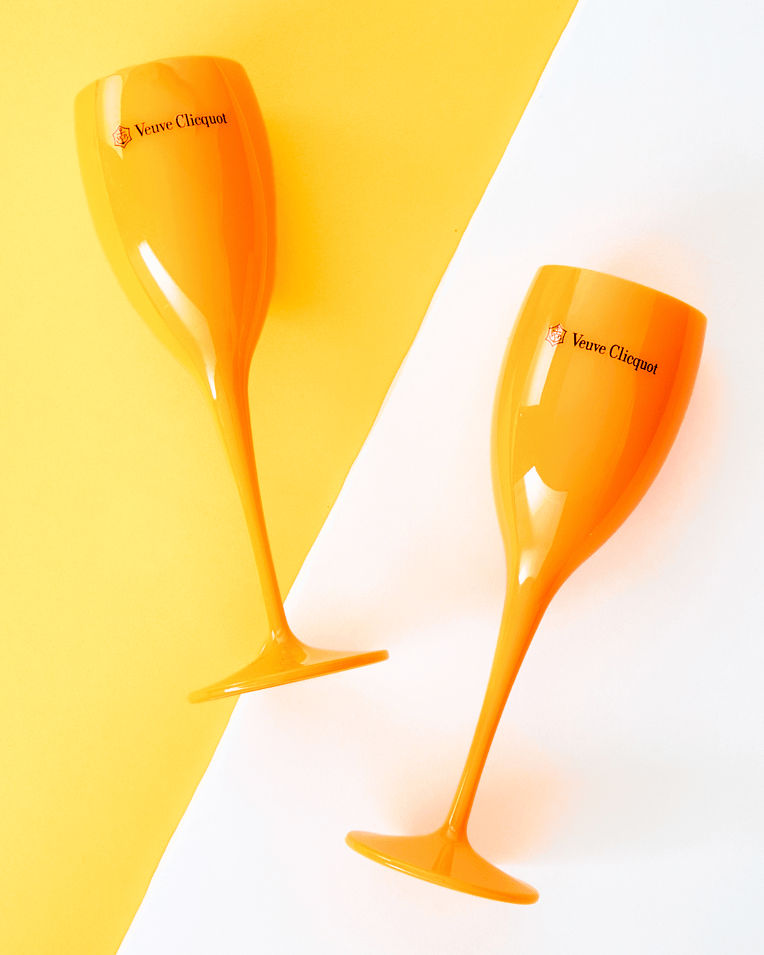 Veuve Champagne Flute | Orange - Something Splendid Co.