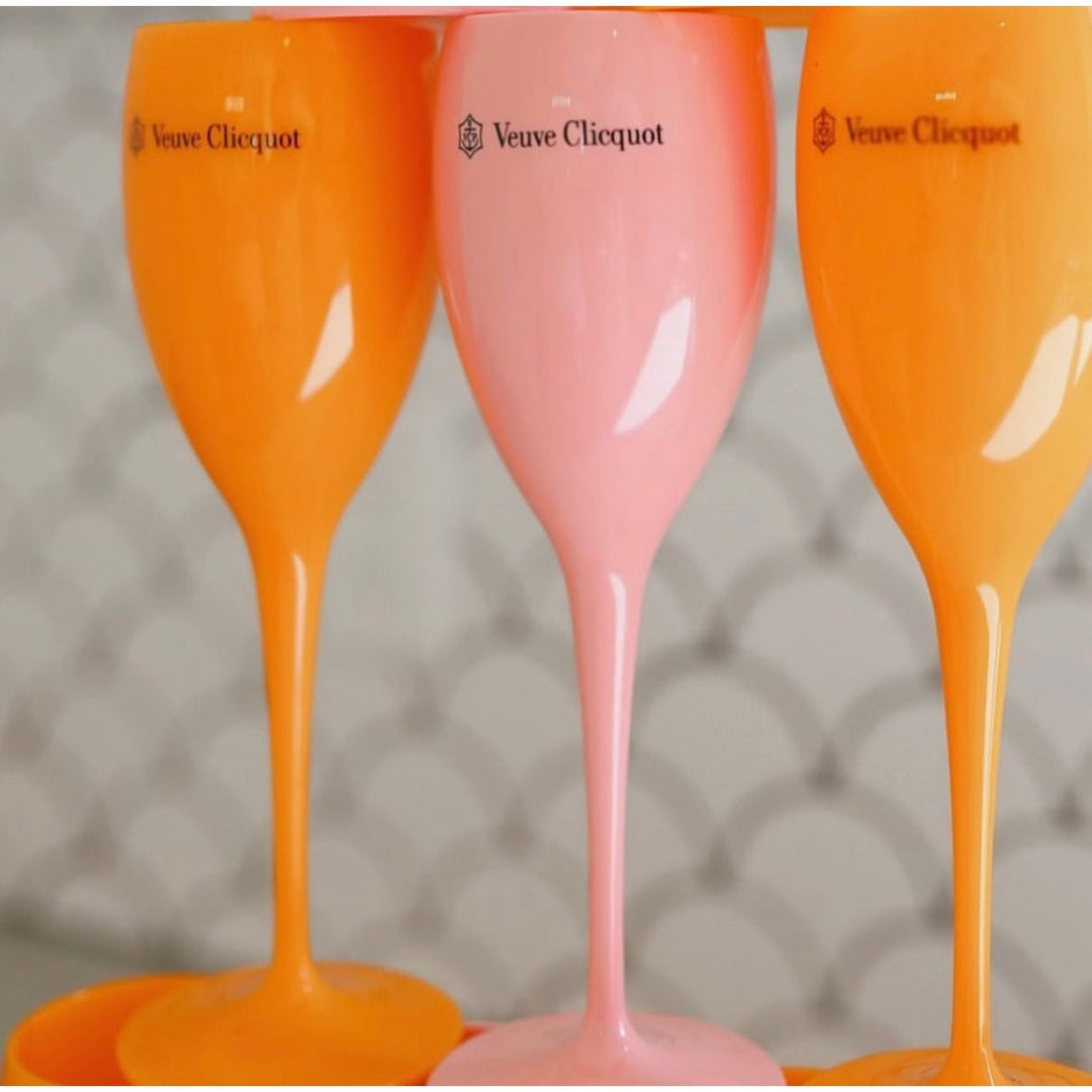 Veuve Champagne Flute | Pink - Something Splendid Co.