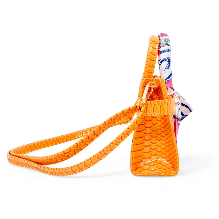 Vivid Crocodile Scarf Handbag - Something Splendid Co.