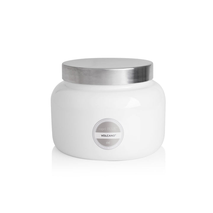 Volcano White Jumbo Signature Jar Candle (48oz.) - Something Splendid Co.
