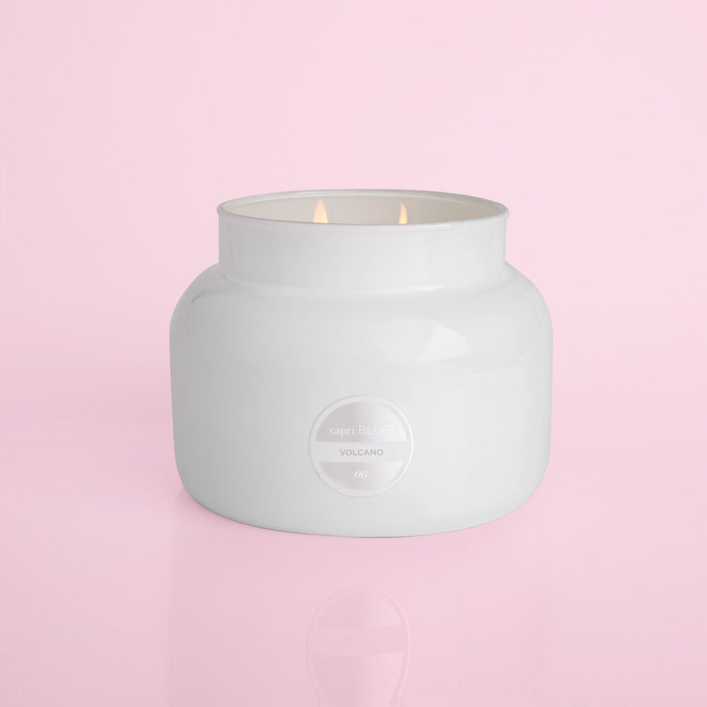 Volcano White Jumbo Signature Jar Candle - Something Splendid Co.