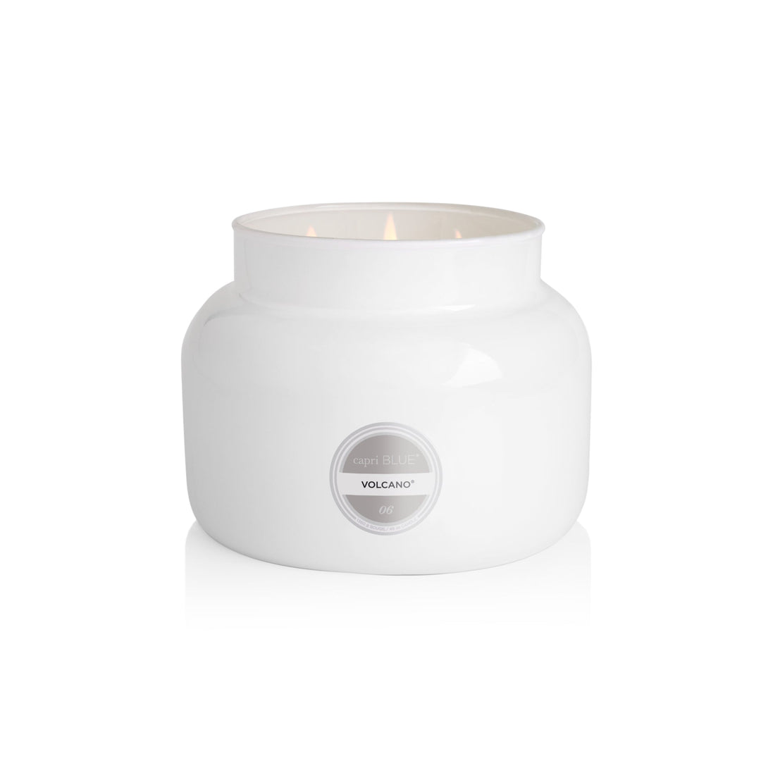 Volcano White Oversized Candle (28oz) - Something Splendid Co.