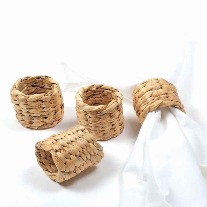 Water Hyacinth Napkin Ring Set - Something Splendid Co.